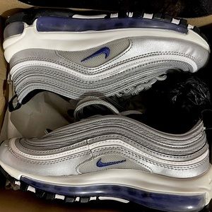 Nike Air Max 97 (GS) Metallic Silver | Persian Violet 3.5y